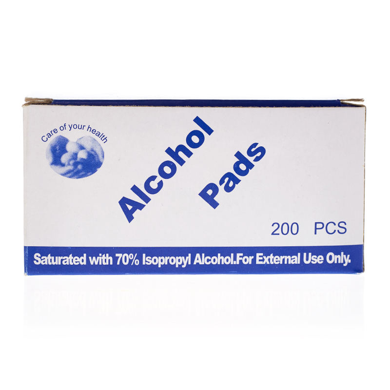 Einweg-medizinische 70% ige Isopropylalkohol-Präparat-Pads nicht gewebte 200pcs 